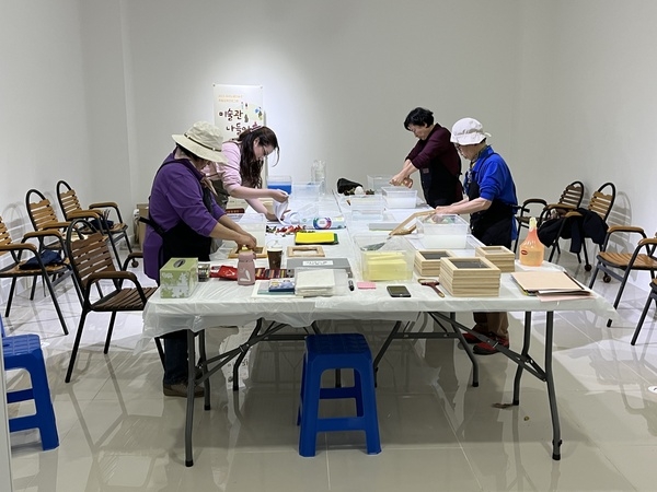 [저녁노을미술관] 한지랑, 나랑 - 성인반 1