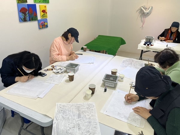 [저녁노을미술관] 생활 속 예술-민화 그리기 2