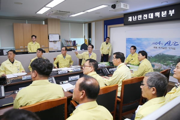 2019.10.02 김영록도지사 신안군재난안전대책본부 현장점검 2