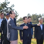 2019.11.09 한반도 평화의 숲 조성 현장방문(하의면)