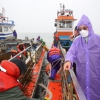 2021.01.23 자은면 욕지마을 괭생이모자반 피해 김양식장 현장방문(군수님,서...