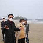 2021.03.07 비금면 원평해수욕장 예술섬 관련 현장방문