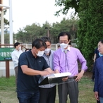 2021.05.31 임자면 튤립공원 식재조림 현장방문