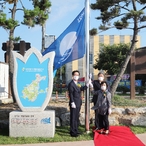 2021.08.05 임자면 대광해변 블루플래그 국제인증기 전달식