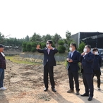 2021.11.16 임자면 튤립공원 매화나무식재 현장방문