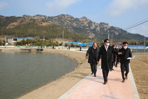 2022.02.04 비금면,죽치마을 수변공원 현장방문 2