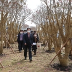 2022.03.22 자은면 둔장마을 나무식재 현장방문