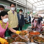 2022.09.08 지도읍 전통시장 도지사,서삼석의원,군수님 방문