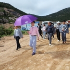 2023.06.07  암태 암석정원 현장점검