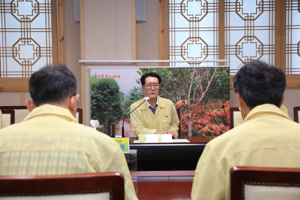 2023. 07. 24   신안군청 영상회의실-집중호우대비 긴급 점검 회의 3