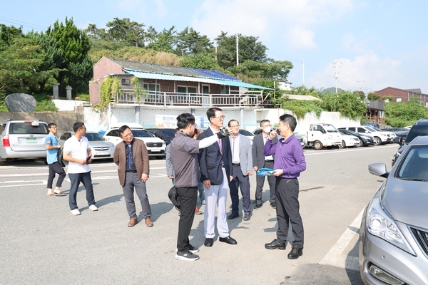 2023. 09. 28   암태면 남강선착장-추석명절 귀성객맞이 교통근무자 격려 2