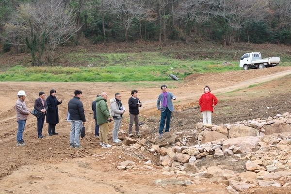 2024.12.18_ 암태면 암석정원 현장점검 4