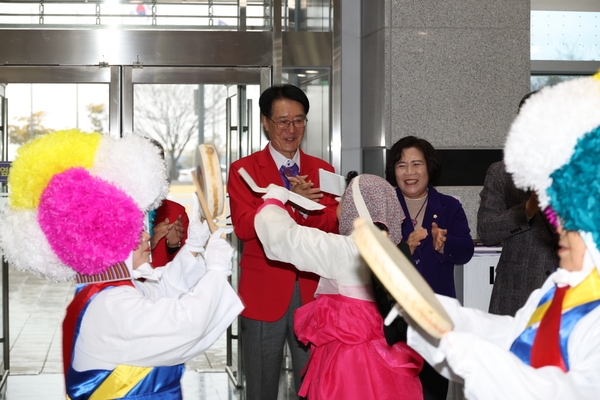 2025.02.12_ 정월 대보름 농악놀이(임자면 농악단) 3