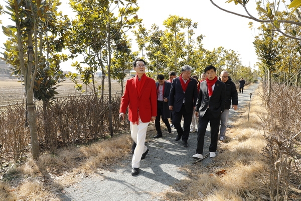 2025.02.14_ 증도면 주요사업장 방문(오! 매그놀리아 가든) 2