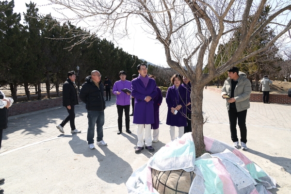 2025.02.21_ 임자면 홍매화축제 준비 현장점검 2