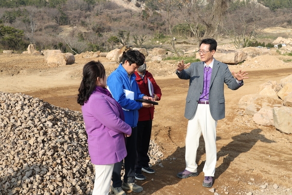 2025.03.21_ 암태면 암석정원 현장점검 3