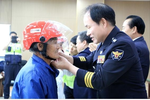 임자면, 이륜차 운전자에 안전을 더하다..