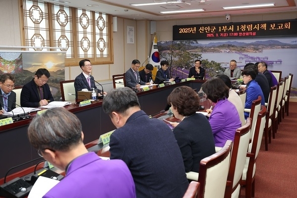 신안군 ‘1부서 1청렴시책’보고회 개최1