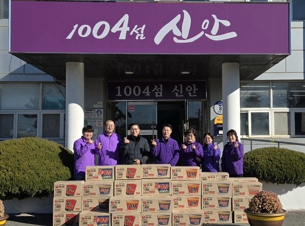 신안군 자은면에 전해진 따뜻한 나눔, 지역 복지에 힘 보태..'생활필수품 후원으로 이웃사랑 실천'1