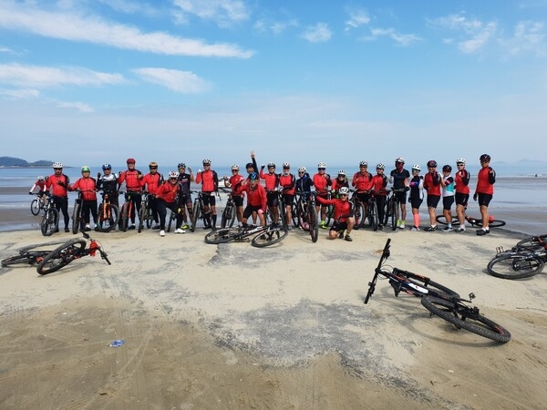 비금도초 자전거 라이딩 3