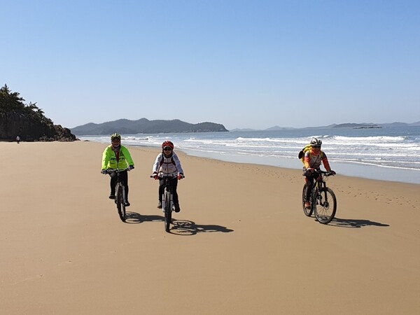 제주어울림동호회 신안군천도천색 자전거길4,5코스와천사대교 다녀오다(인증완료) 2