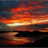 하의면일몰사진