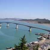 도초항구 및 서남문대교 