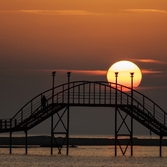 증도 짱뚱어다리 일몰