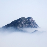 흑산 만재도 마구산등산로에서 본 만재도