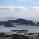 자은 두봉산정상에서 본 암태