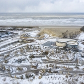 자은면 눈 오는 날 1004뮤지엄파크