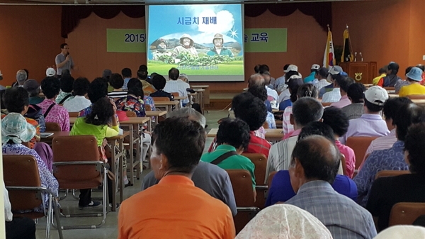 전국 최고 명품 시금치 생산기술 교육 실시..