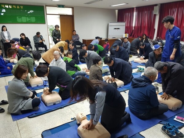 신안군, 구조 및 응급처치 교육 실시..