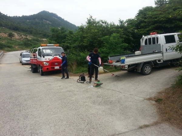 비금면, 돌담 우실 및 서산사 가는 길 도로정비..'향토자료 제 18호, 전통사찰 제77호' 4