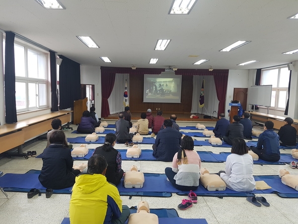 신안군, 구조 및 응급처치 교육 실시..