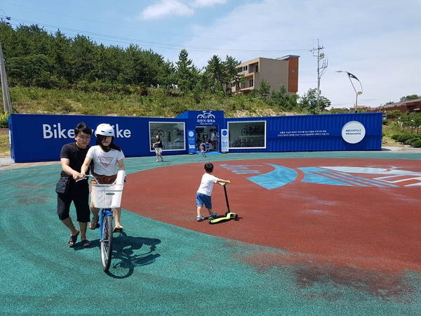 세상 밖으로 나온 빈폴 자전거, 신안 증도 안착..