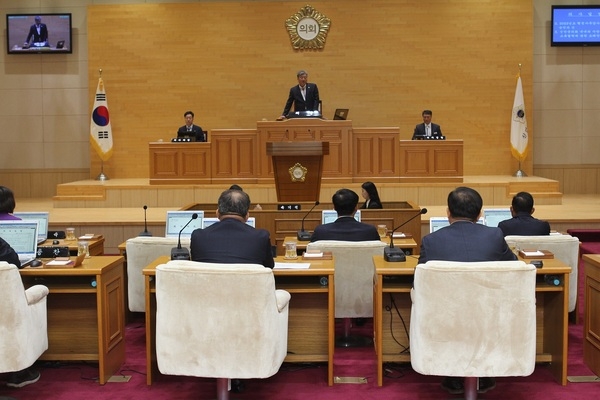 신안군의회 제315회 임시회 개회..