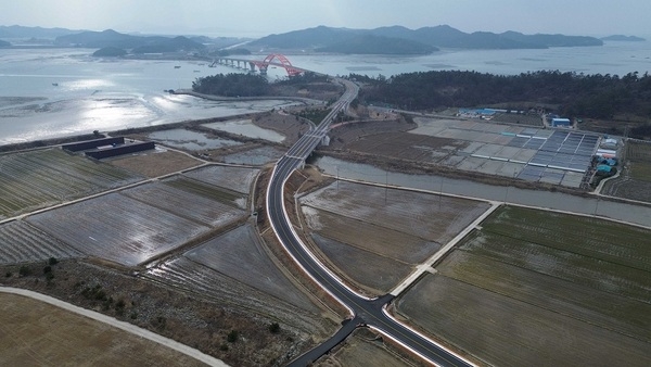 신안군 증도-지도간(사옥도) 지방도805호선 개통, 지역주민숙원사업 드디어 해결..