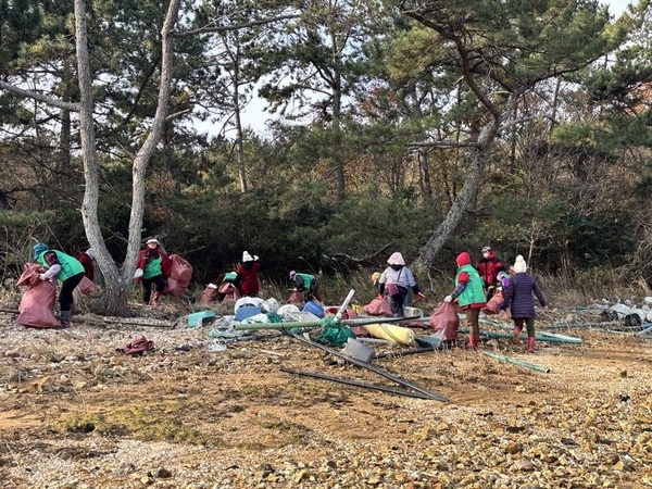 장산면, 설 명절 대비 정화 활동으로 깨끗한 환경 조성 1