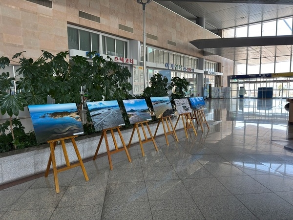 유네스코 세계자연유산 신안갯벌 목포연안여객선터미널 사진 전시 2