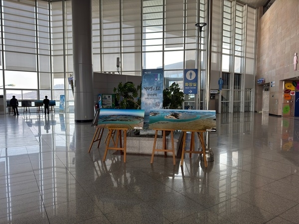 유네스코 세계자연유산 신안갯벌 목포연안여객선터미널 사진 전시 1