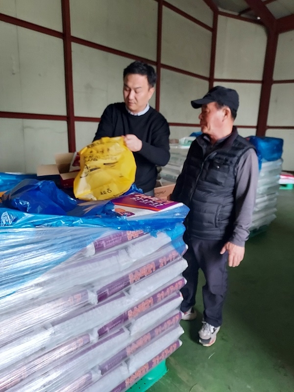 신안군, 배 재배 농가 ‘과수화상병’ 사전방제 약제 지원..