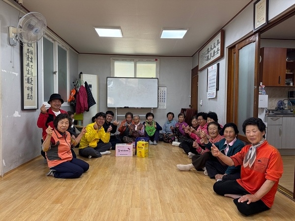 신안군 암태면 부모님들에 대한 마음 전달..