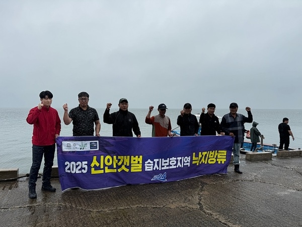 세계유산 신안갯벌의 건강성 증진을 위한 낙지 방류..'갯벌의 최상위 포식자, 낙지 4천 마리 방류, 어민소득증대 기여' 1