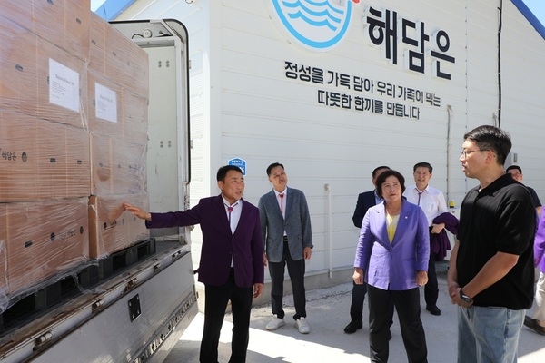 신안군 청년기업 ㈜해담은, 전복톳밥 미국 수출 개시 2