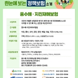 자연재해 관련 정책보험