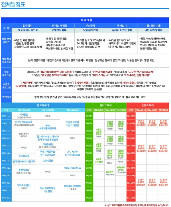 ★제 5회 낙동강세계평화문화 대축전 개최★놓치지 마세요~! 2